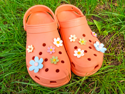 Blaubeer-Blumen-Clog-Anhänger 10er Set