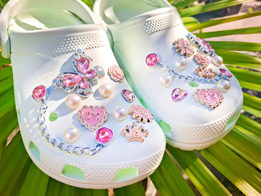 Pink Clog Charm 22pc Set
