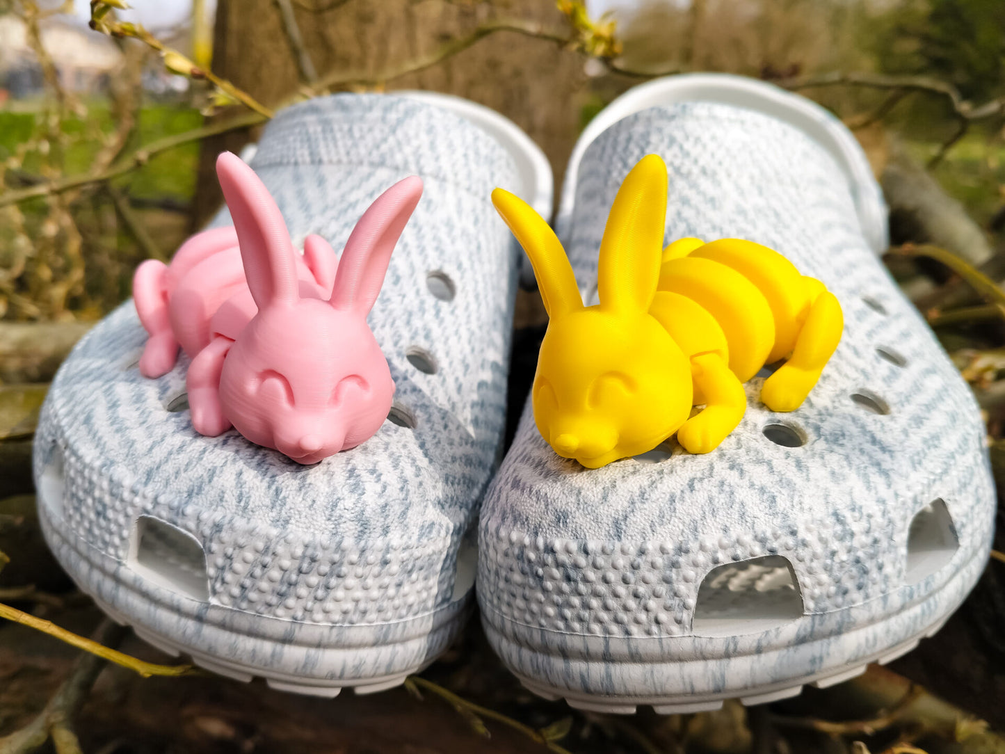 Flexi Bunny Clog Charm