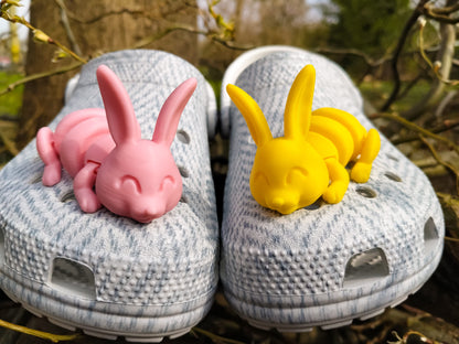 Flexi Bunny Clog Charm