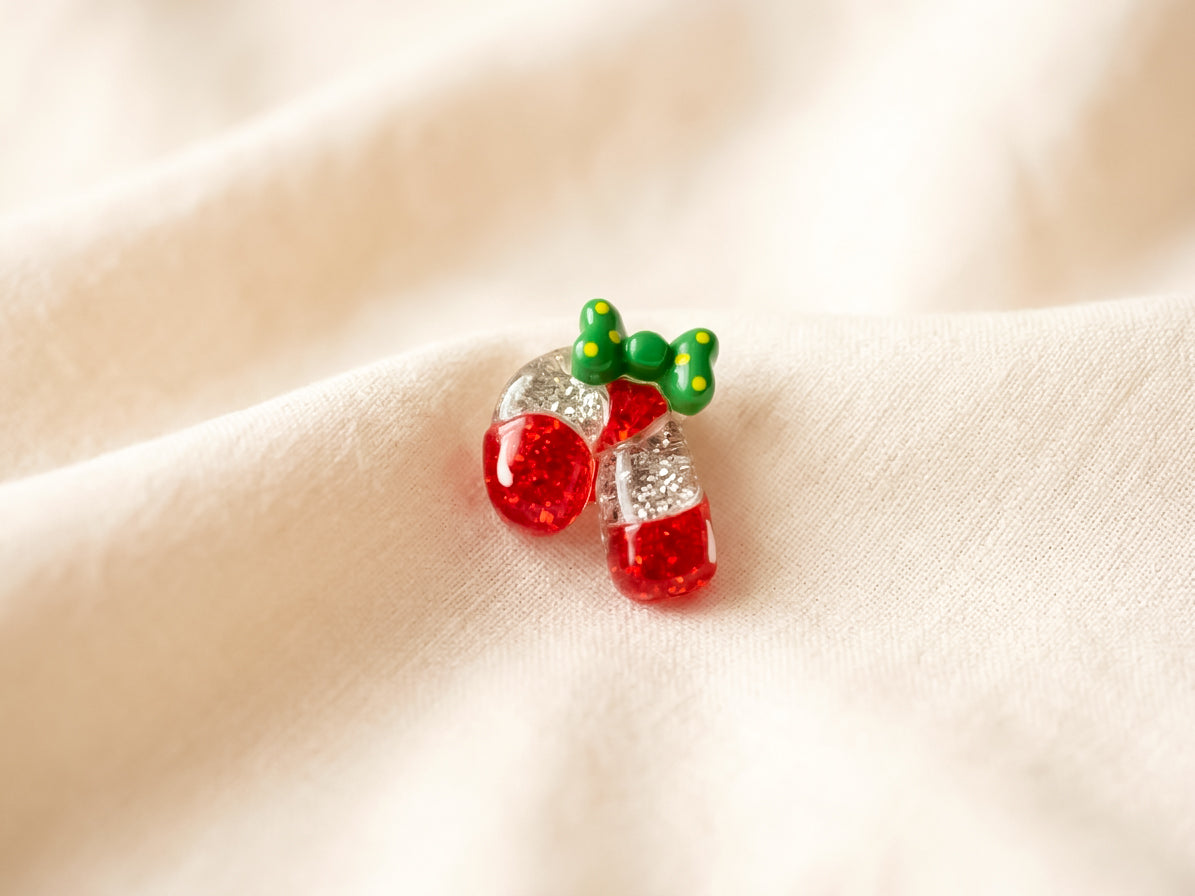 Christmas Glitter Clog Charms