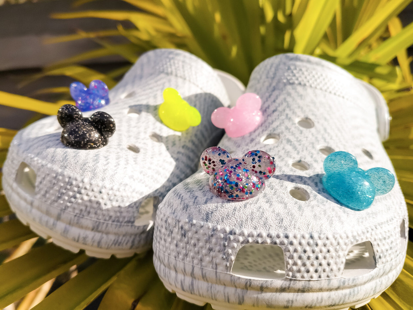 Mouse Ear Clog Charms