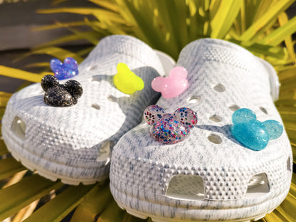 Mouse Ear Clog Charms