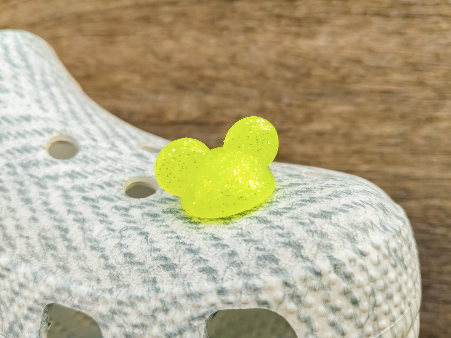 Mouse Ear Clog Charms