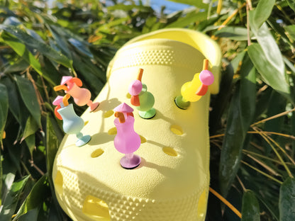 Beach Cocktail Clog Charms