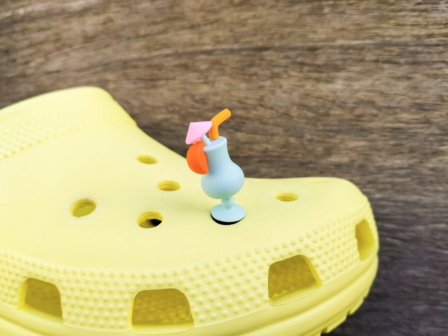 Beach Cocktail Clog Charms