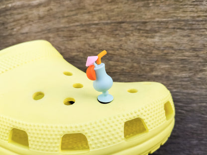 Beach Cocktail Clog Charms