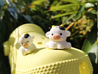 Cute Cow Clog Charms