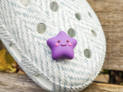 Smiley Stars & Hearts Clog Charms