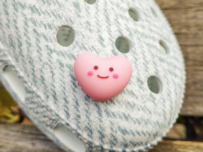 Smiley Stars & Hearts Clog Charms