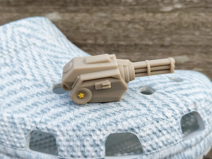 Tank Turret Clog Charms