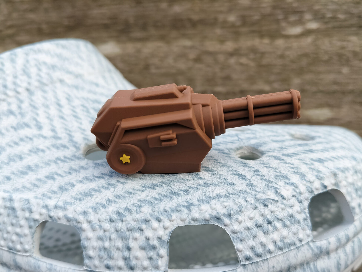 Tank Turret Clog Charms