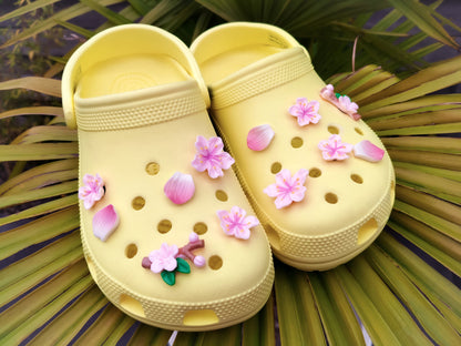 Cherry Blossom Clog Charm 12pc Set