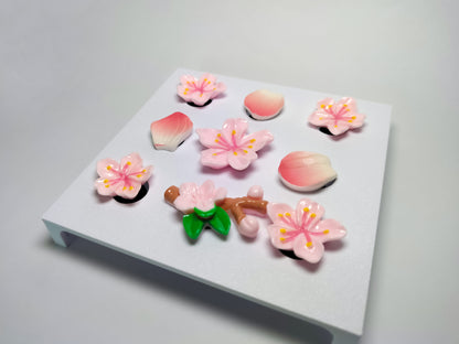 Cherry Blossom Clog Charm 12pc Set