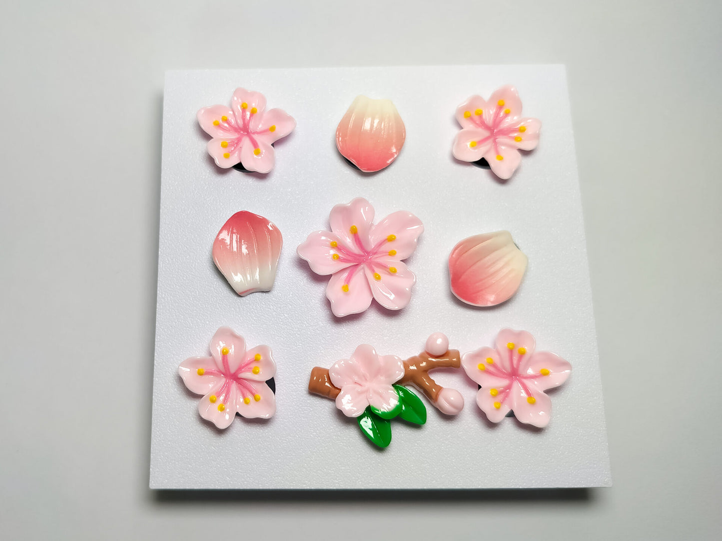 Cherry Blossom Clog Charm 12pc Set