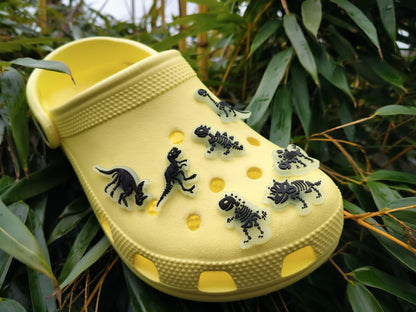 Dinosaur Skeleton Clog Charms