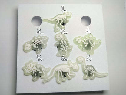 Dinosaur Skeleton Clog Charms