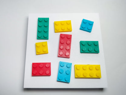 Building Brick Clog Charms