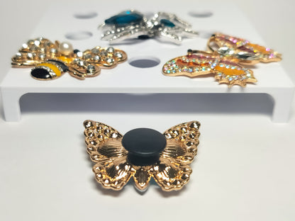 Rhinestone Bug Clog Charms