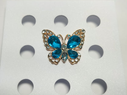 Rhinestone Bug Clog Charms