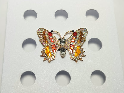 Rhinestone Bug Clog Charms