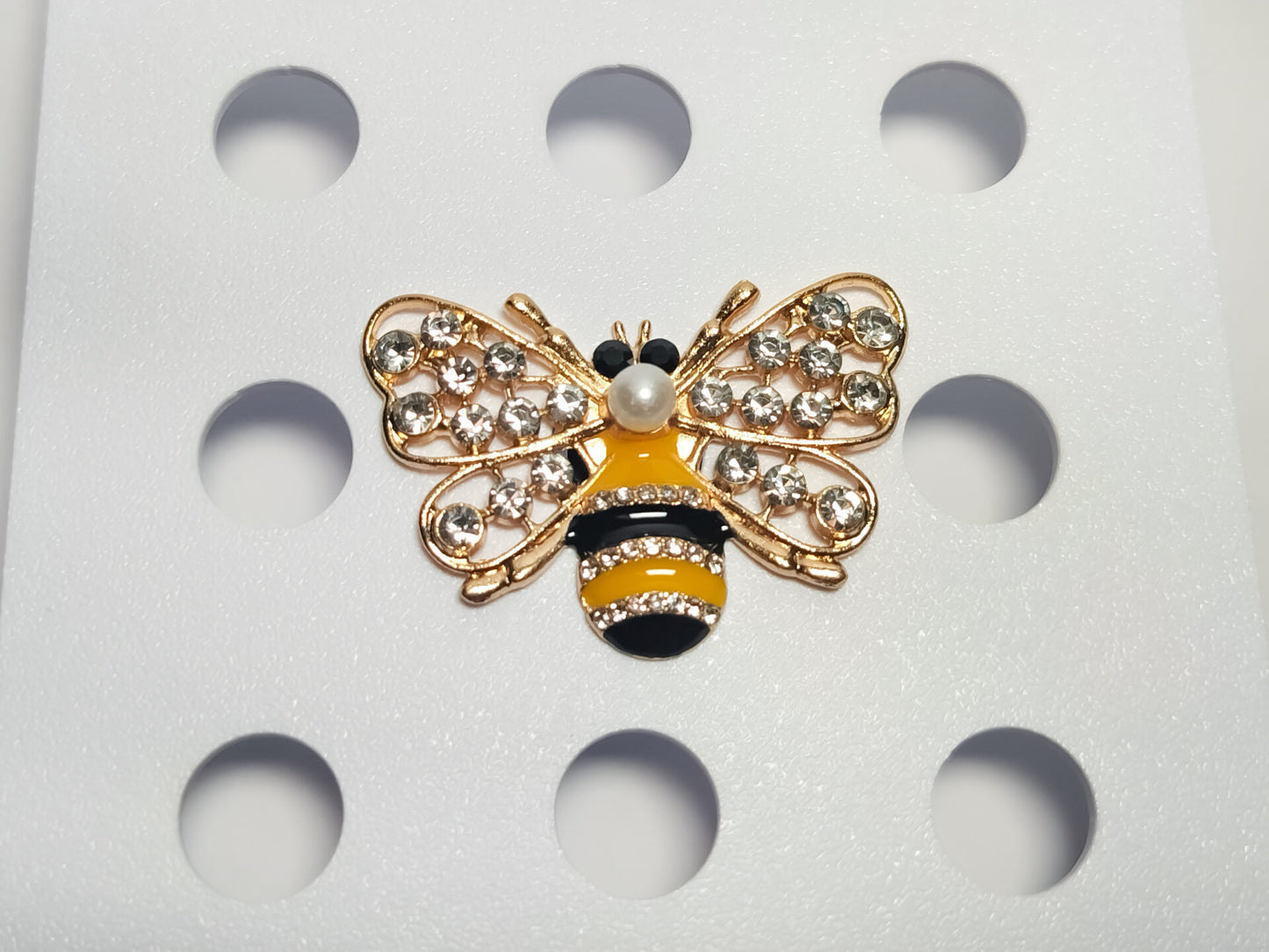 Rhinestone Bug Clog Charms