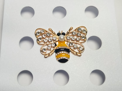 Rhinestone Bug Clog Charms