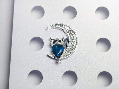 Crystal Bird Clog Charms