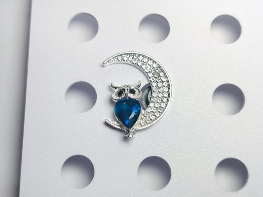 Crystal Bird Clog Charms