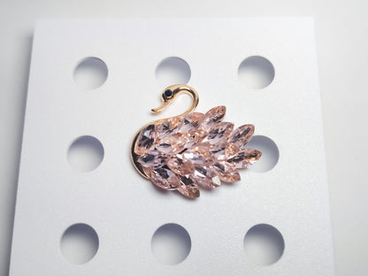 Crystal Bird Clog Charms