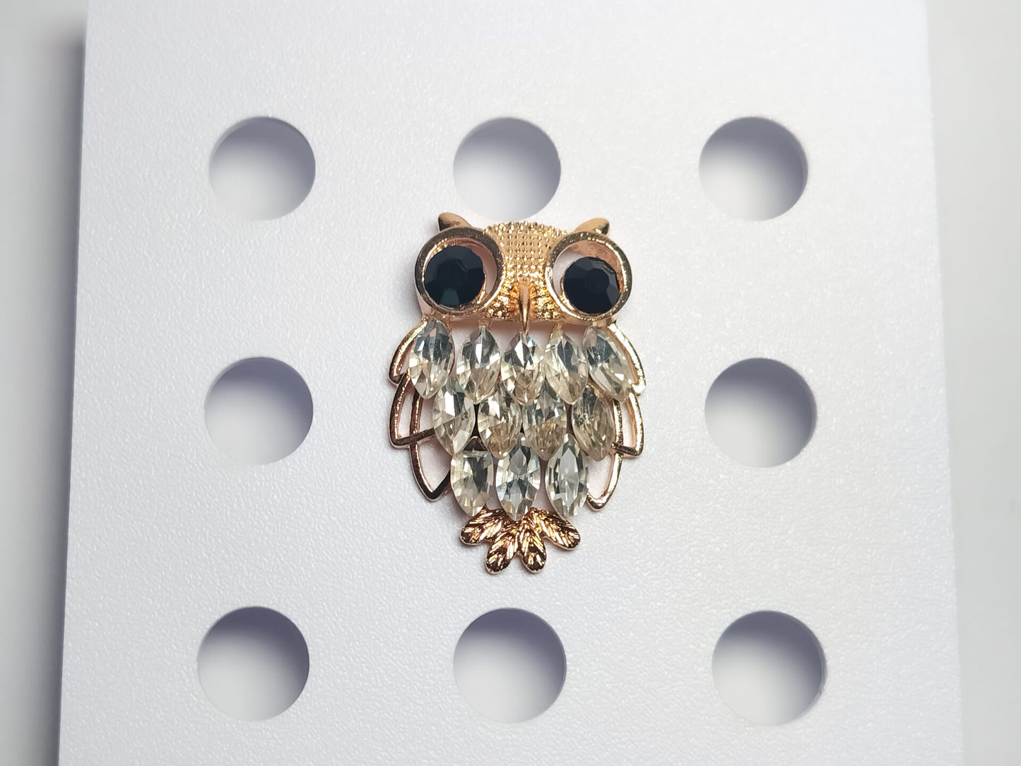 Crystal Bird Clog Charms