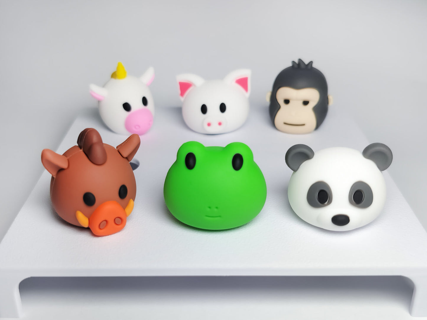 Animal Faces Clog Charms
