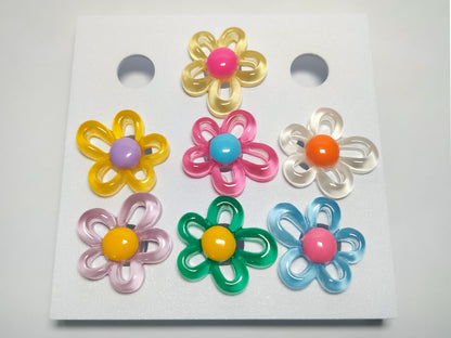 Flower Power Clog Charms