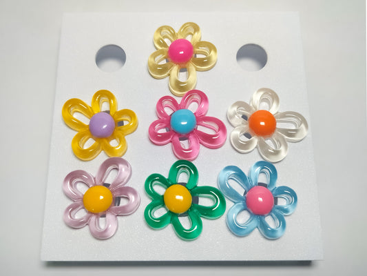 Flower Power Clog Charms