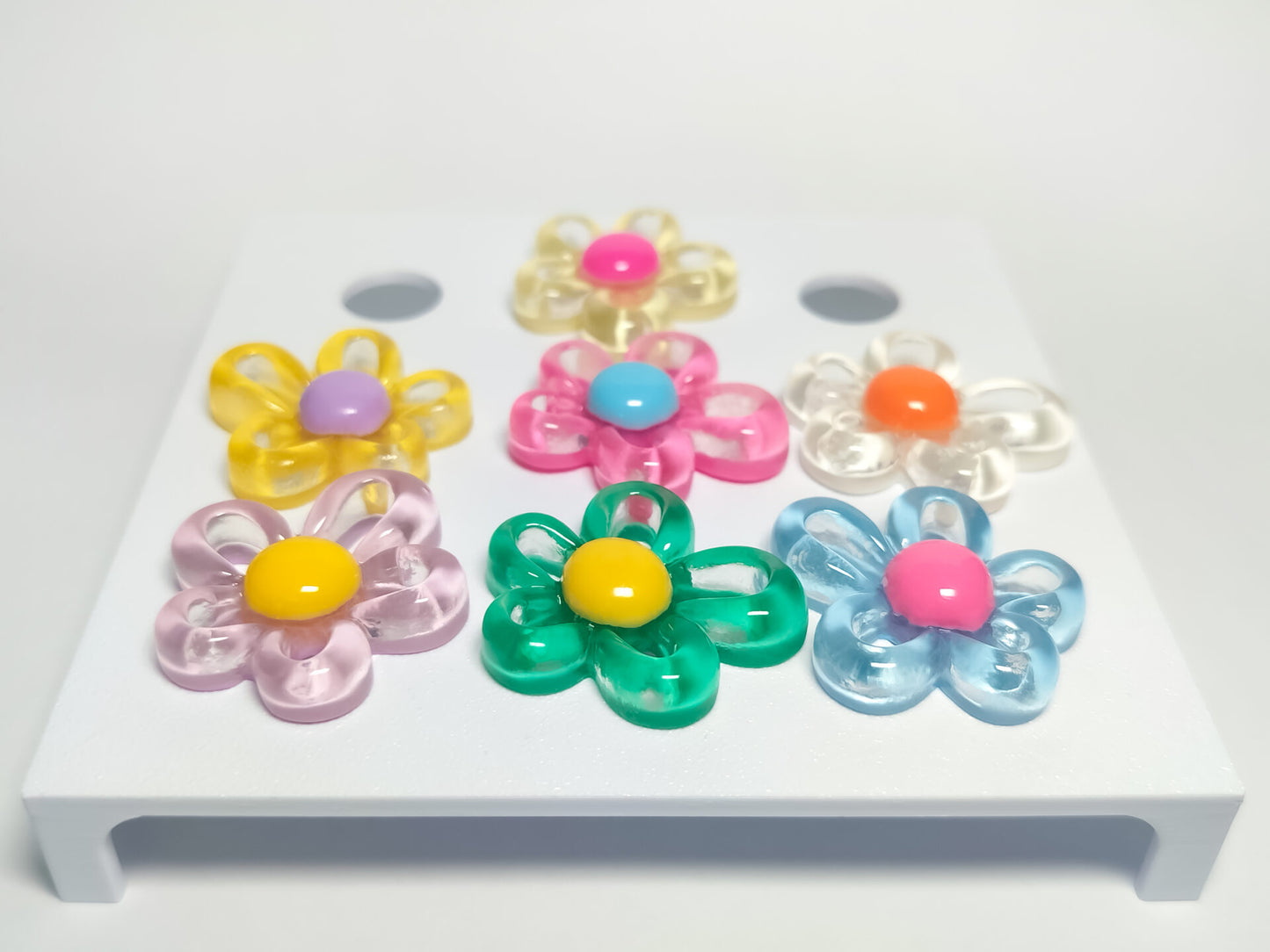 Flower Power Clog Charms