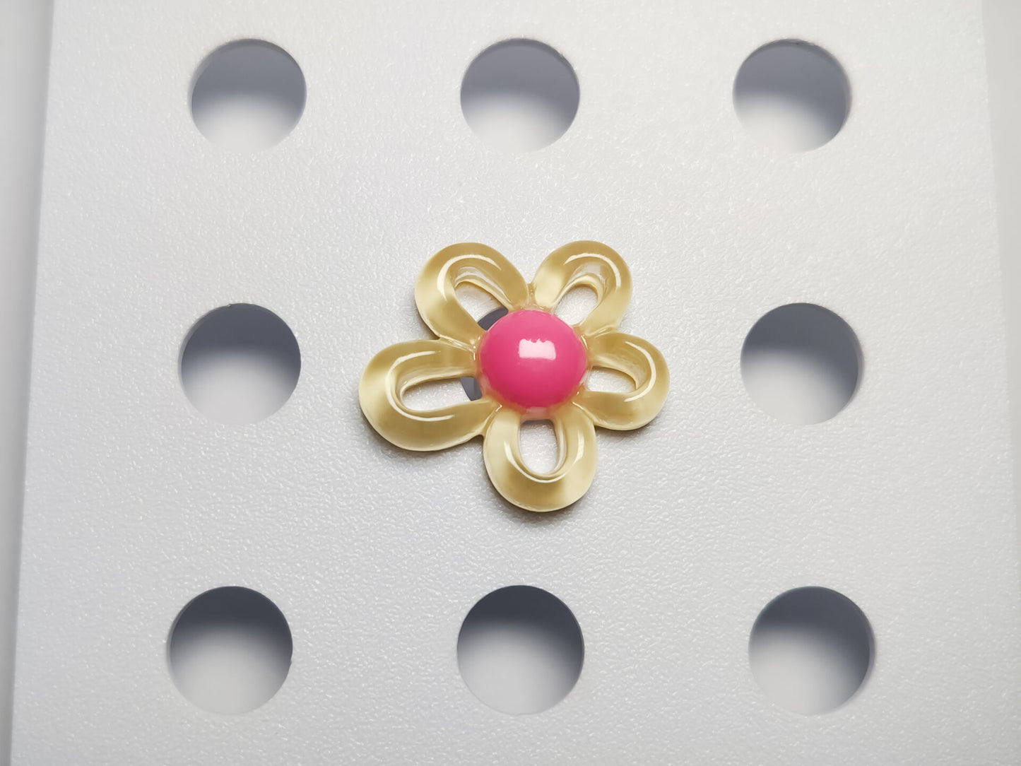 Flower Power Clog Charms
