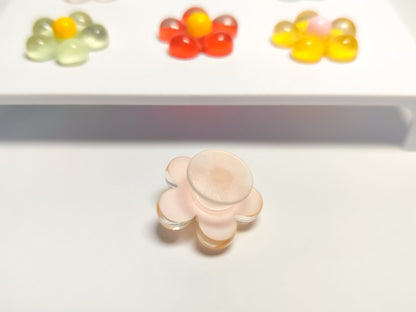 Cosmos Flower Jelly Clog Charms