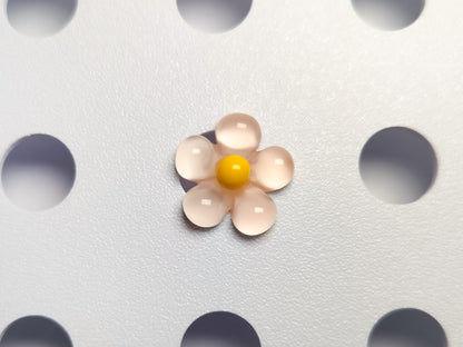 Cosmos Flower Jelly Clog Charms