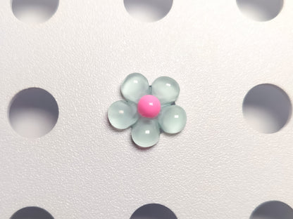 Cosmos Flower Jelly Clog Charms