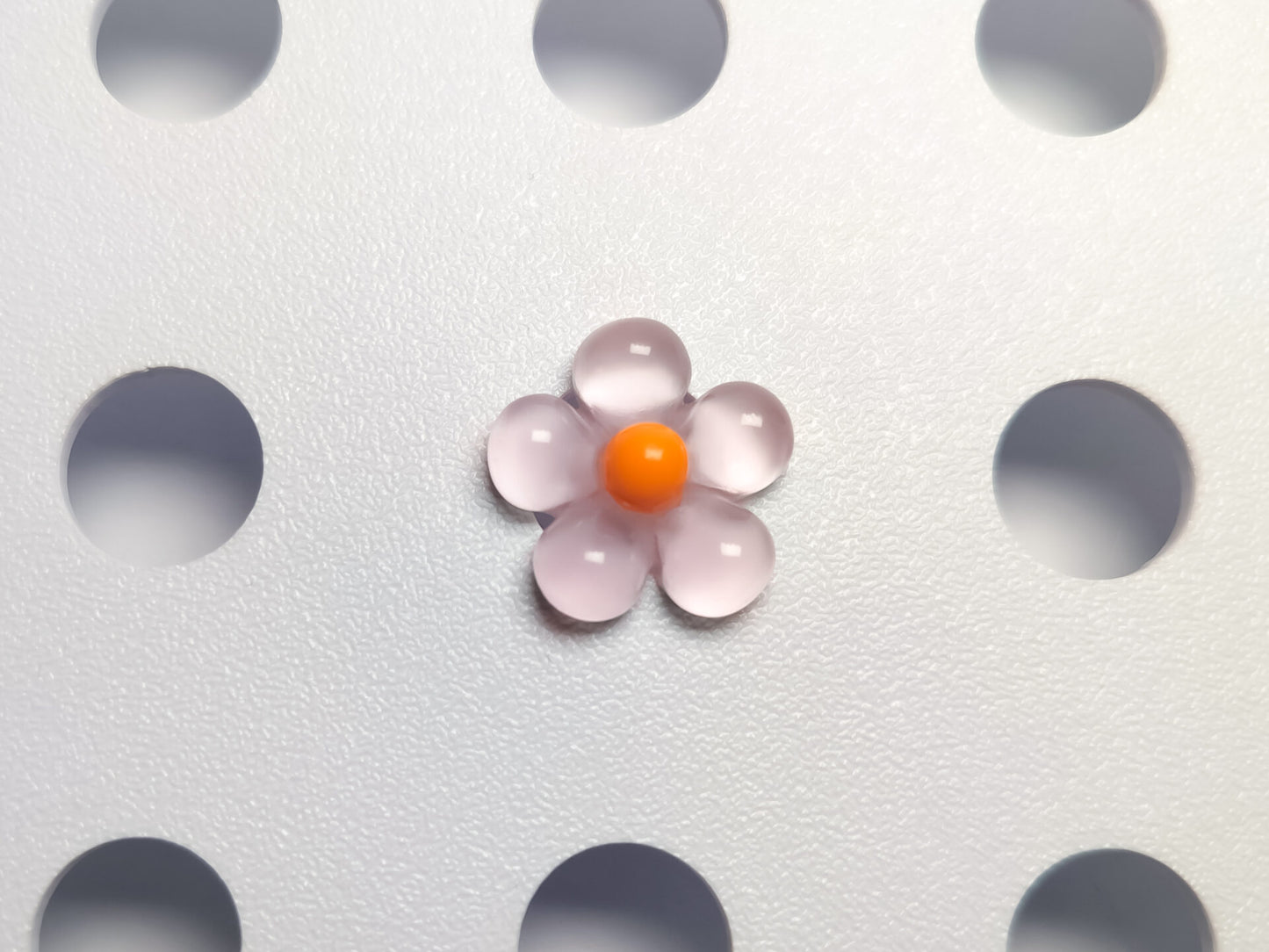 Cosmos Flower Jelly Clog Charms