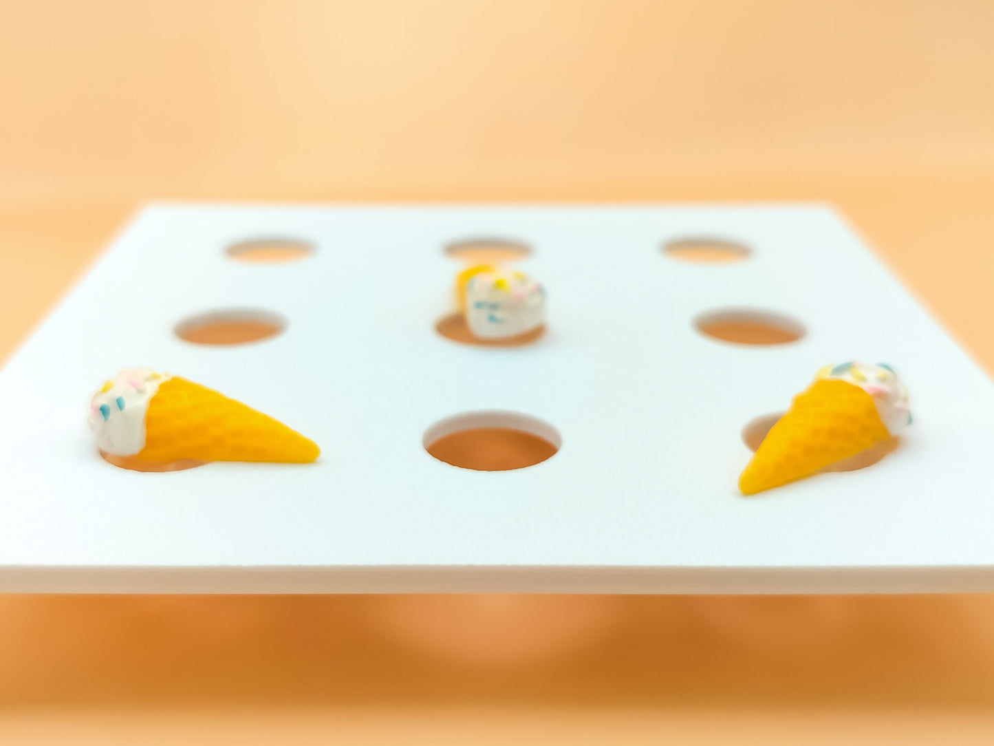 Ice Cream Cone Clog Charms