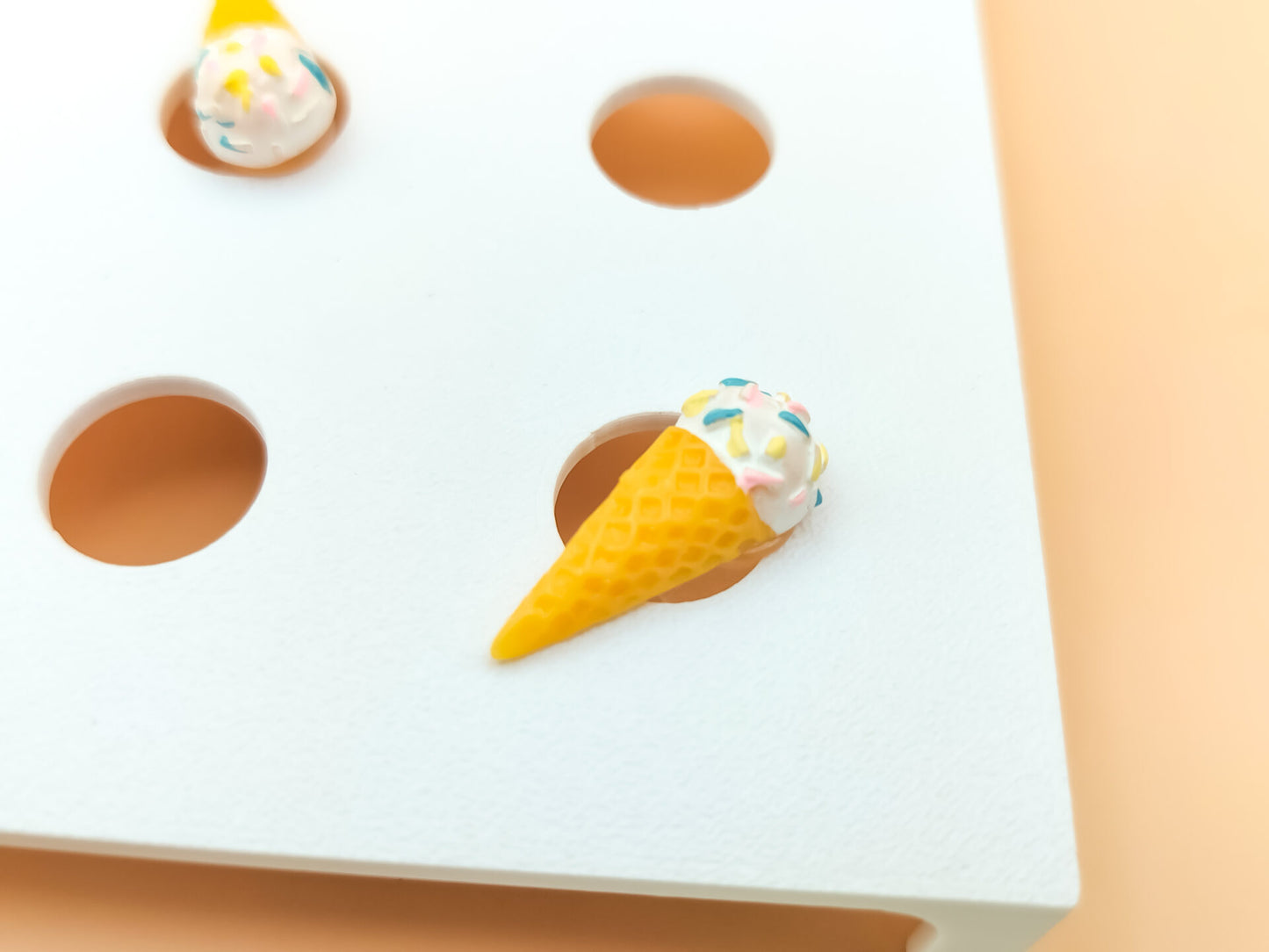 Ice Cream Cone Clog Charms