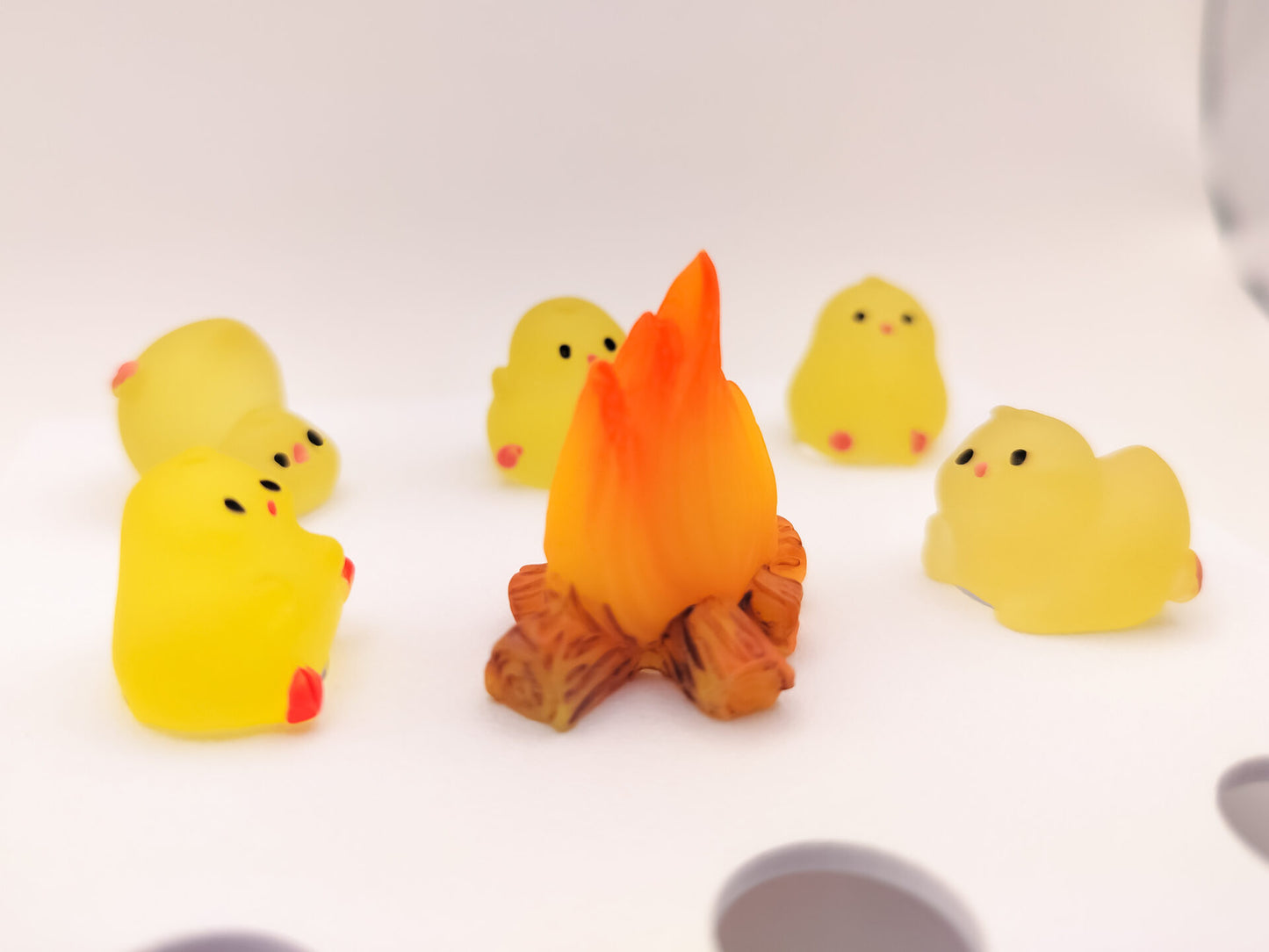 Chickens By The Fire Clog Charms 6pc Set