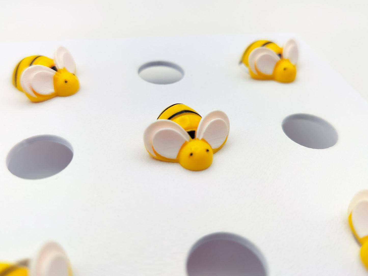 Bumblebee Clog Charms