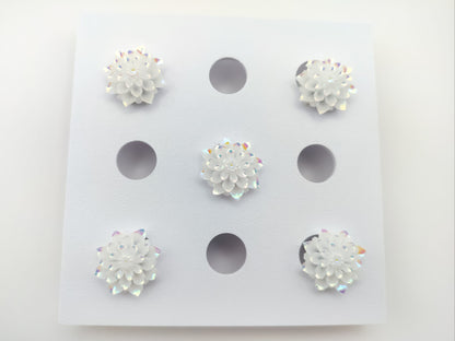 White Rose Clog Charms