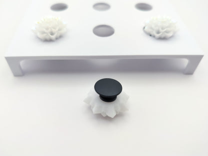 White Rose Clog Charms