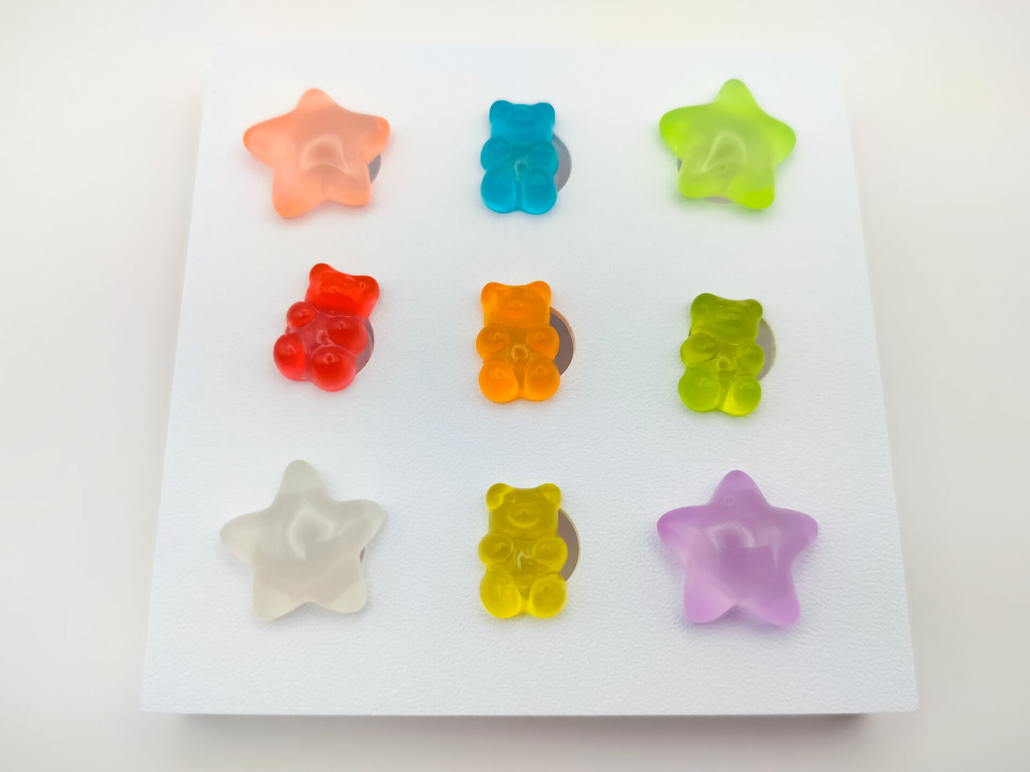 Gummy Bears & Stars Clog Charms 14pc Set