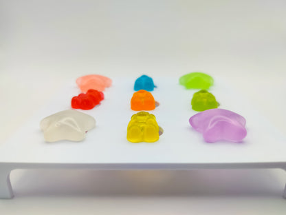 Gummy Bears & Stars Clog Charms 14pc Set