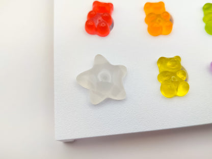 Gummy Bears & Stars Clog Charms 14pc Set