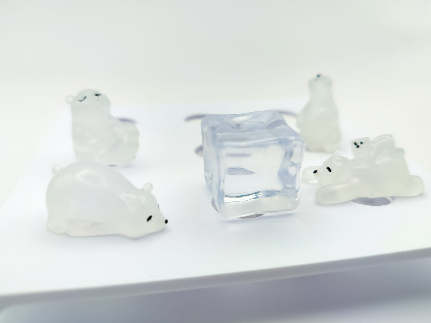 Polar Bears Clog Charms 5pc Set